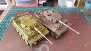 TIGER I Ausf. E (Zvezda) 35 scale - шаг 1