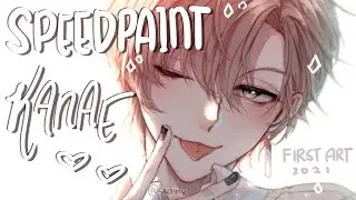 [SPEEDPAINT] First Art of 2021: Kanae’s new look!! (✨HE USED IT AS A THUMBNAIL✨)