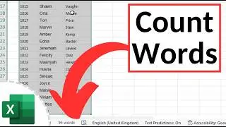 How to Count Words in Excel (Quick and Easy)