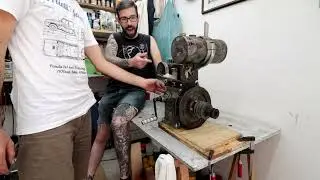 PRIMO AVVIO DEL MOTORE di 100 Anni fa - CONDOR A3 Fratelli GUIDETTI Milano