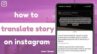 instagram story translation 2023 | how to translate on instagram story | translate instagram stories