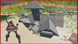 terrorising bobs with my 300 melee while living in a castle - ARKPOC DAY 1!