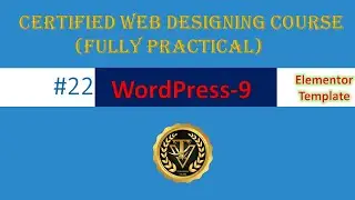 #22 WordPress Elementor Page creation | Web Designing Course| TechView Team