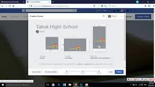 How to add frame  facebook