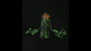Mist flower AR dress