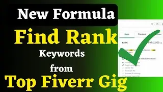 How to find keywords from fiverr rank gig |  fiverr gig ranking | fiverr keyword research