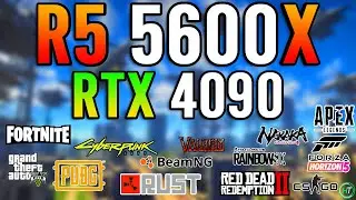 Ryzen 5 5600X + RTX 4090 - Can It Game?
