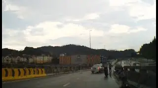 Tayar kereta pancit di Lebuhraya DASH, Selekoh Merbahaya | km 0 | Selangor