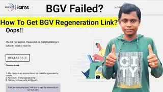 How To Get Wipro BGV Regeneration Link? || Get New BGV  Link If BGV Failed Or Link Expire ||