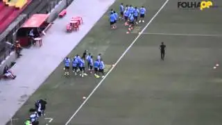 Seleção do Uruguai treina na Ilha do Retiro