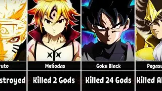 Anime Characters Who Defeated Gods