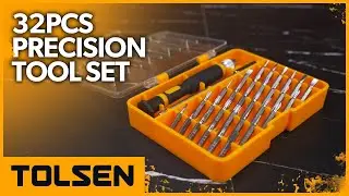 TOLSEN 32Pcs Precision Tool Set Professional Repair Tool Kit