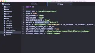 Using Docker with a Flask Application - Editing Files (8/10)