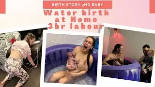 My ECSTATIC homebirth water birth *actual video* and VLOG (accidental free birth!)