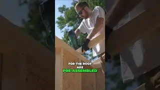 How To Build A Shed In One Day  #diy #shedbuild #sheddesign