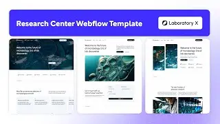 Research Center Website Template | Laboratory X - BRIX Templates