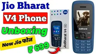 Jio Bharat V4 4G Keypad Phone Unboxing and Review under ₹ 699/-