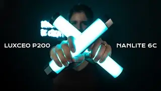 Nanlite Pavotube 6C x Luxceo P200 - Qual o melhor tubo de Led?