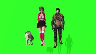 Free fire walking emote greenscreen video #freefire #freefireemote #GreenScreenBackground
