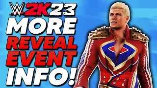 UPDATE: MORE WWE 2K23 Reveal Event DETAILS!