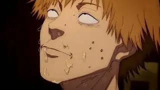 Denji eats puke