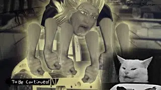 El meme del gato y la que grita pero con referencias de anime