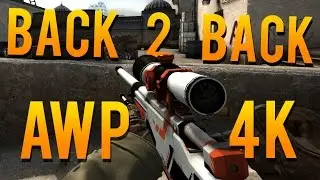 BACK TO BACK AWP 4K!!! CS:GO Comp Highlight