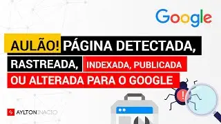 Página detectada, rastreada, indexada, publicada ou alterada para o Google (SEO Search Console)