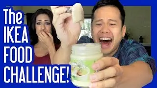 IKEA FOOD CHALLENGE! - Americans Try Swedish Food (VOMIT WARNING!)