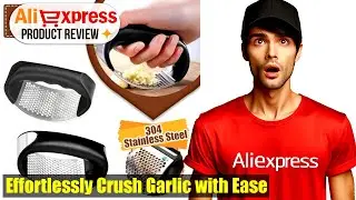 Ultimate Stainless Steel Garlic Press Crusher Review 2021 - You Won't Believe the