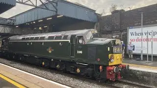 Class 40 - D345 passes through Cheltenham spa | 10/6/23