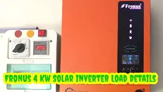 Fronus PV 5200 Solar Inverter | 4 Kw Solar Inverter Load details