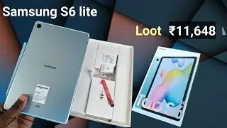 Samsung S6 lite with S-Pen Loot @11,648 only. Best tab with S pen for students. Loot fast.