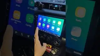 installed head unit android w/360 Toyota Hilux E