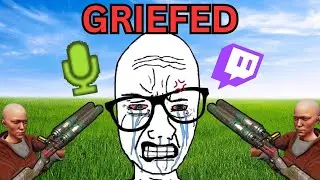 GRIEFING A Crashout STREAMER In RUST (HE RAGED)