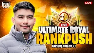 Day 6 Ultimate Royale Rank Push | Rank Exceed I |🔥 PUBG MOBILE Live 🔥