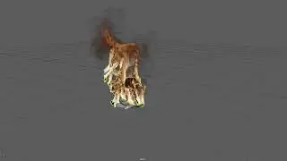 Bunny is on Fire Bifrost Maya