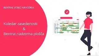 Koledar zasedenosti - Bentral  nadzorna plošča