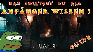 DAS MUSST du in Diablo 2 Resurrected WISSEN !!! Beginner Guide / Tutorial [German - Deutsch]