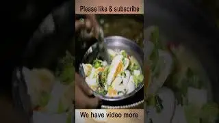 How to Cook Vegetable Soup With Dried fish and Egg #shorts