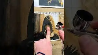 Speedy walkthrough of my painting process  #speedpaint #timelapse #acrylicpainting #movieart