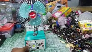 Handmade Rechargeable fan.