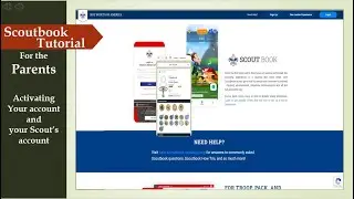 Scoutbook Tutorial for the Parents - activating accounts