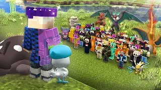 We Spent 100 Days in Pokemon Minecraft [15 Friends] | Part1