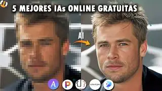 5 IA's online para MEJORAR calidad de IMAGEN gratis