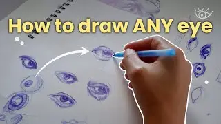 How to draw realistic eyes tutorial