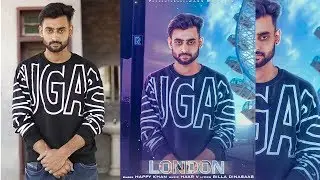 Poster Design Tutorial of london song |part-1 || Photoshop cc 2018 | R4S