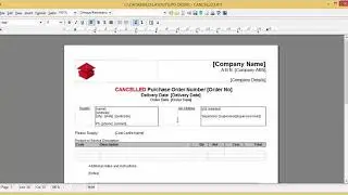 Cancelled Order RTF