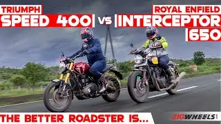 Triumph Speed 400 vs Royal Enfield Interceptor 650 Compared | The Better British Roadster?