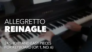 Op. 1, no. 6: Allegretto (Reinagle) 🎵 24 Short and Easy Pieces for Keyboard